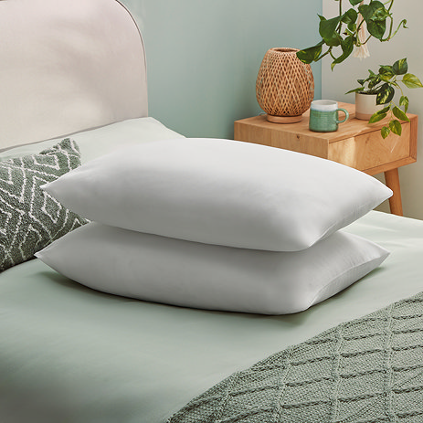 Silentnight Anti-Allergy Pillow - White, Pack of 2