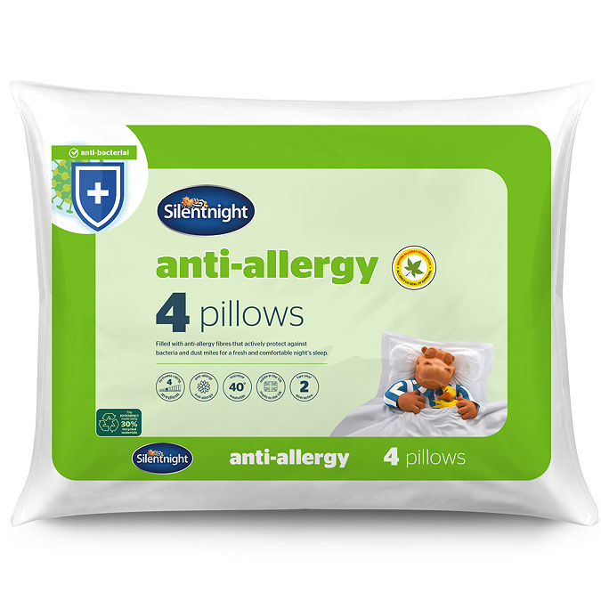 Silentnight Anti-Allergy Pillows - 4 Pack