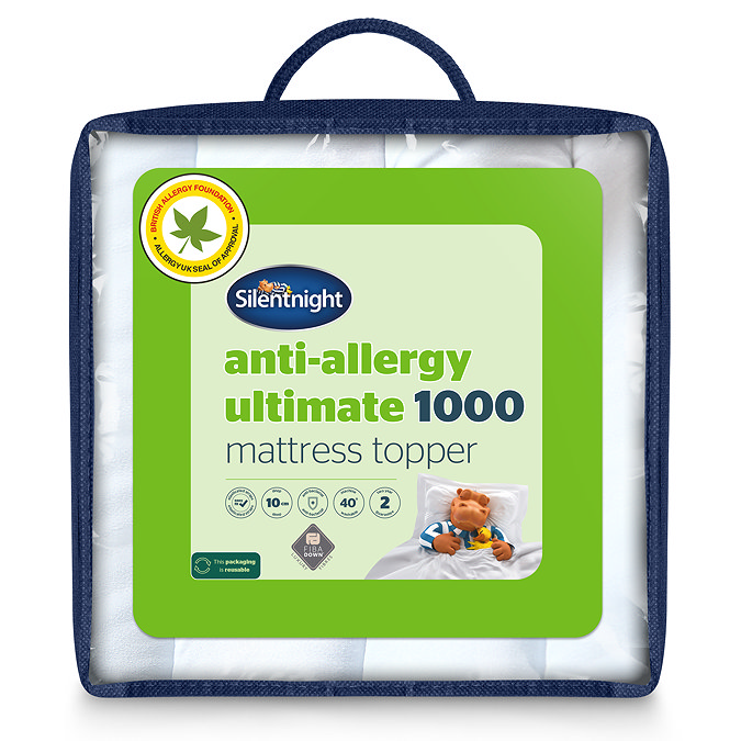 Silentnight Anti-Allergy Ultimate Mattress Topper 1000