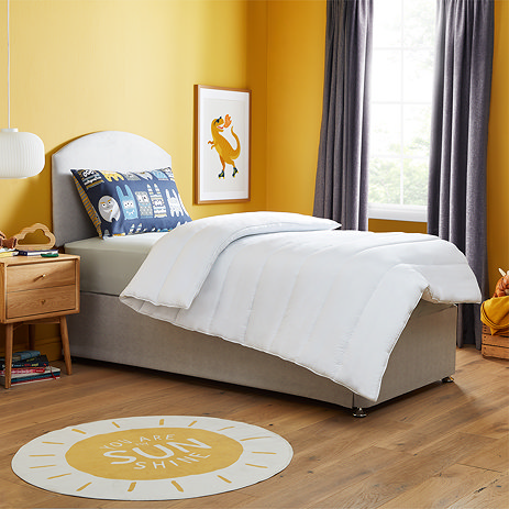 Healthy Growth Calming Duvet on bed image 1