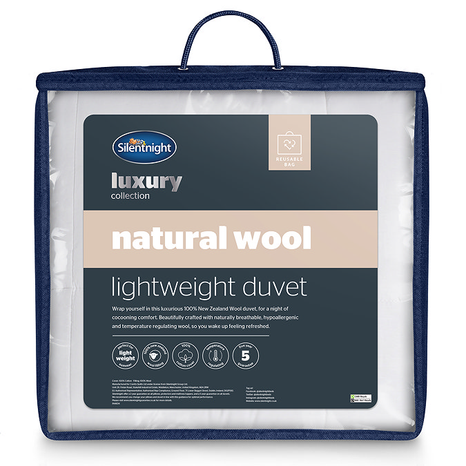 Silentnight Natural Wool Collection Lightweight Duvet