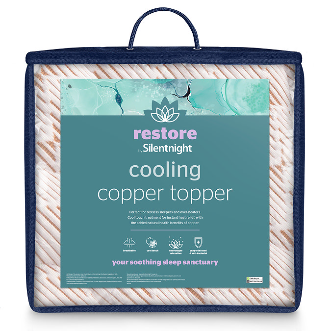 Silentnight Restore Cooling Copper Topper