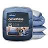 Silentnight Seersucker Coverless Duvet 10.5 Tog - Blue Light Grey