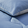 Silentnight Seersucker Coverless Duvet 10.5 Tog - Blue Light Grey