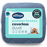 Silentnight Summer Breeze Seersucker Coverless Duvet 2.5 Tog Blue Light Grey