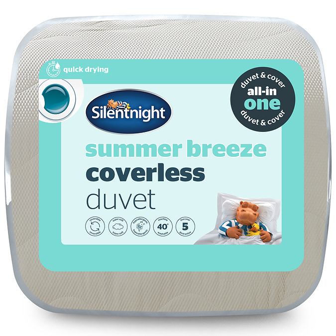 Silentnight Summer Breeze Seersucker Coverless Duvet 2.5 Tog