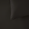 Supersoft Duvet Cover in black close up  on bed image 3