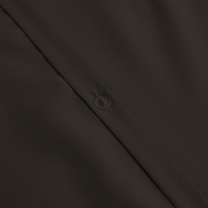 Supersoft Duvet Cover in black on bed image 5