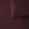 Supersoft Duvet Cover in Berry close up on bed image 2
