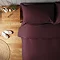 Supersoft Duvet Cover in Berry on bed image 3