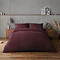 Supersoft Duvet Cover in Berry on bed image 1