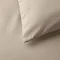 Supersoft Duvet Cover Set in Natural closeup on bed image 3