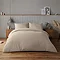 Supersoft Duvet Cover Set in Natural on bed image 