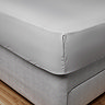 Silentnight supersoft fitted sheet grey