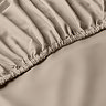 Supersoft fitted sheet natural close up on bed image 2