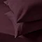 Supersoft Pillowcases in berry close up on bed image 1