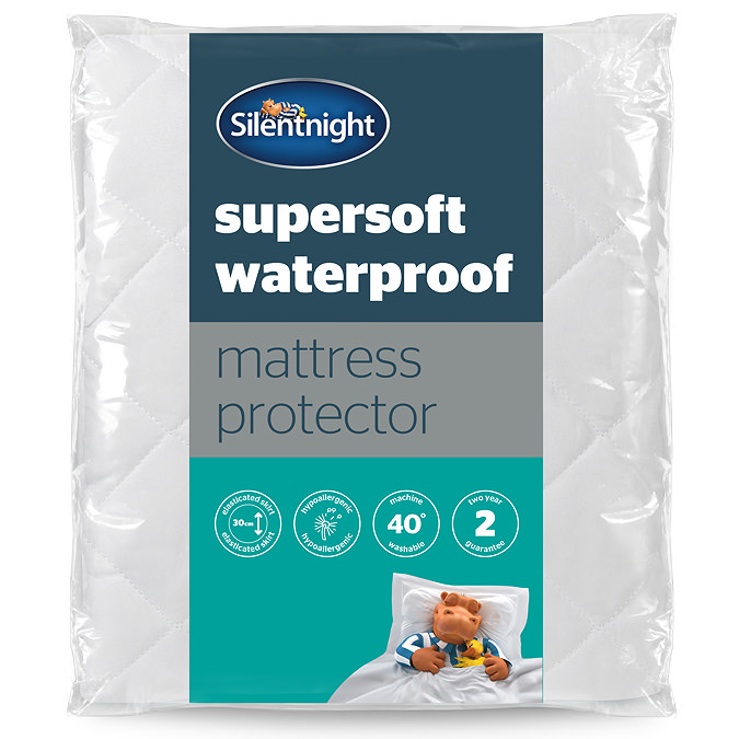 Supersoft waterproof mattress protector on bed image 5