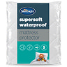 Supersoft waterproof mattress protector on bed image 5
