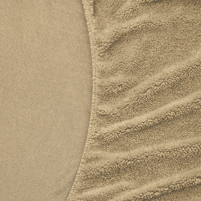 Teddy Fleece natural fitted sheet