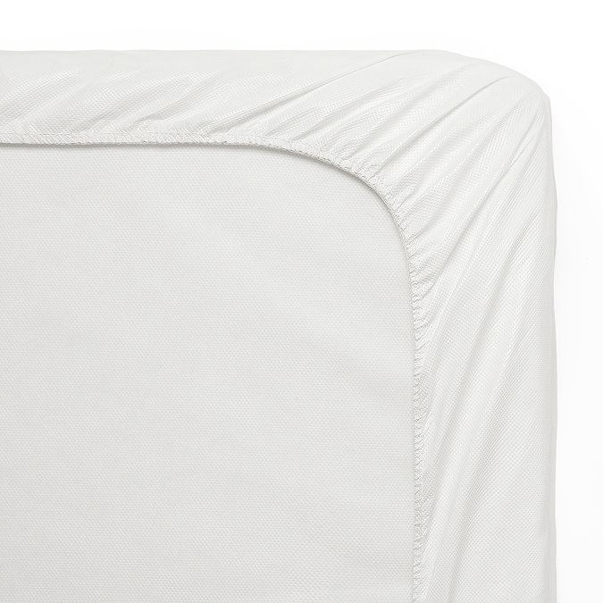 Cot bed mattress protector on bed skirt image 3