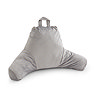 Velvet Cuddle chair cushion silver full product view image 3