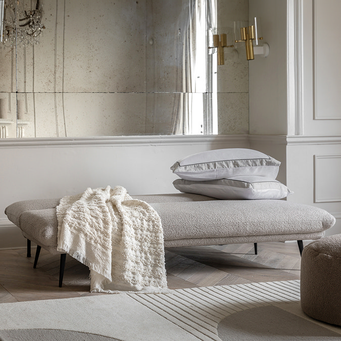 Simone Sofa Bed Light Grey Image 2
