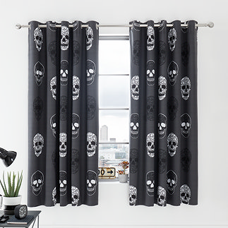 Skulls curtains