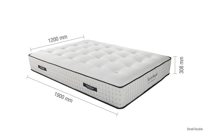 line dimensions image for harmony double mattress