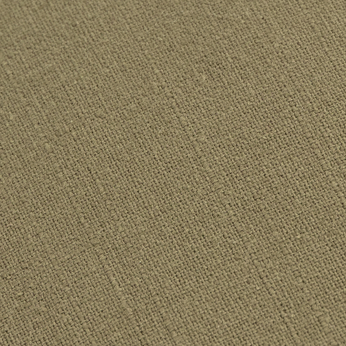 Slub Cotton 50x50cm feather cushion moss