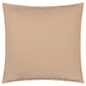 Slub Cotton 50x50cm Feather Cushion in natural