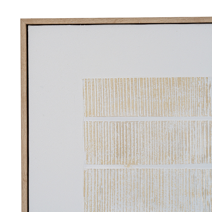 Sola Textured Line Canvas in frame
