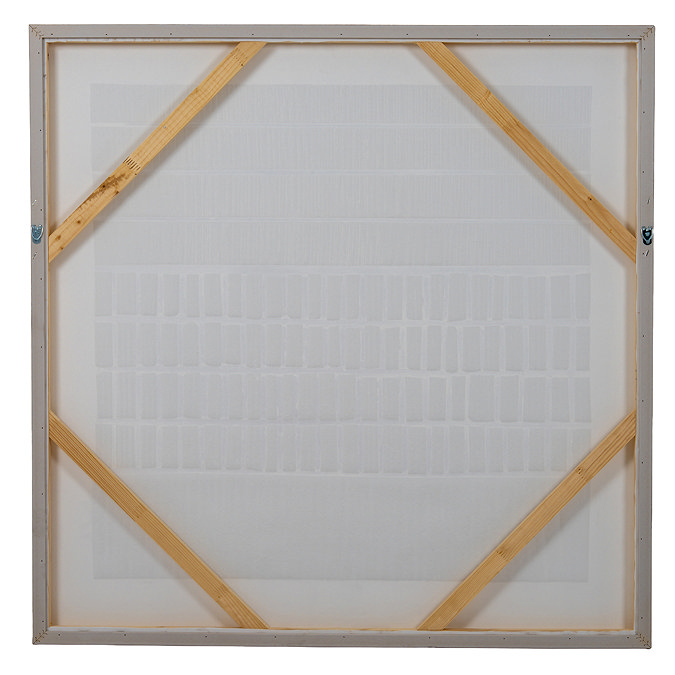 Sola Textured Line Canvas in frame