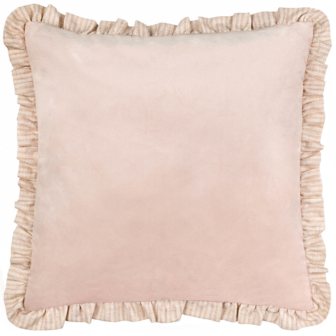solene ruffle cushion in pink product image 2