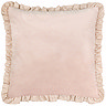 solene ruffle cushion in pink product image 2