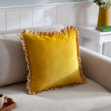 solene cushion yellow product image 2
