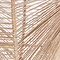 close up on woven natural coloured wall light, jute effect