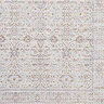close up zoomed in image of vintage oriental flowery pattern in dusty colours