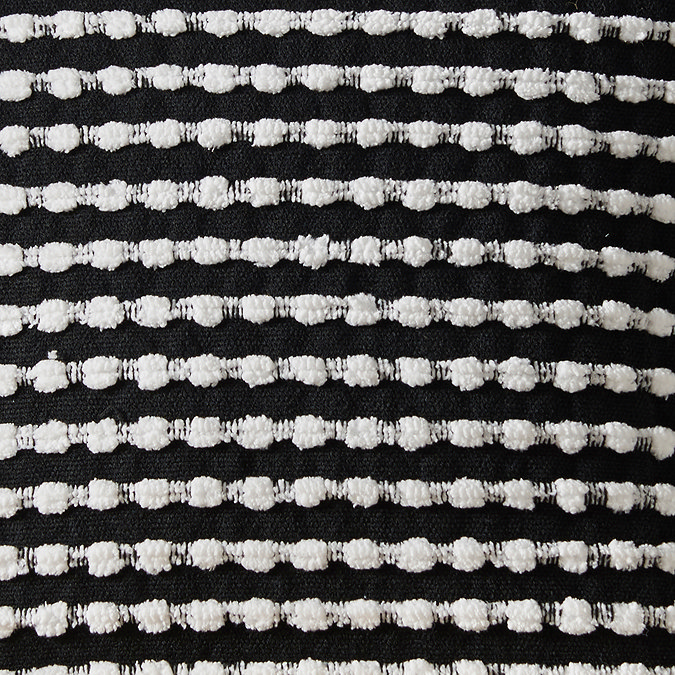 Stab Stitch Cushion Black Image 2