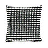 Stab Stitch Cushion black image 3