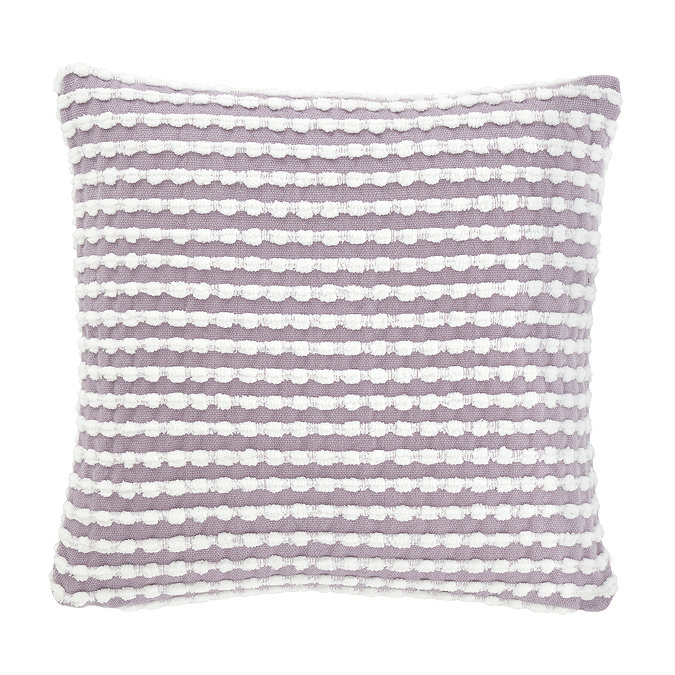 Stab Stitch Cushion Lilac Image 3 