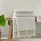 Stab Stitch Throw Natural