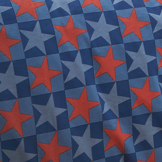 Stars and Check fitted sheet image 