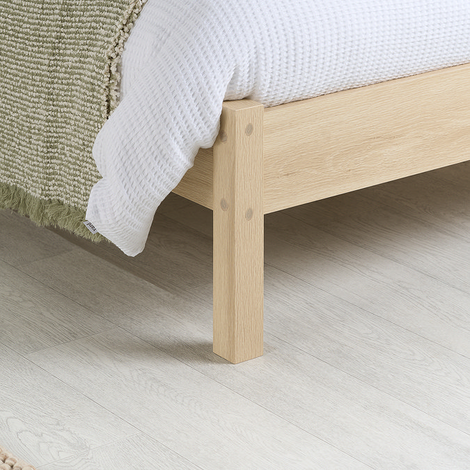 Stockholm Wooden Bed - Light Oak carousel image