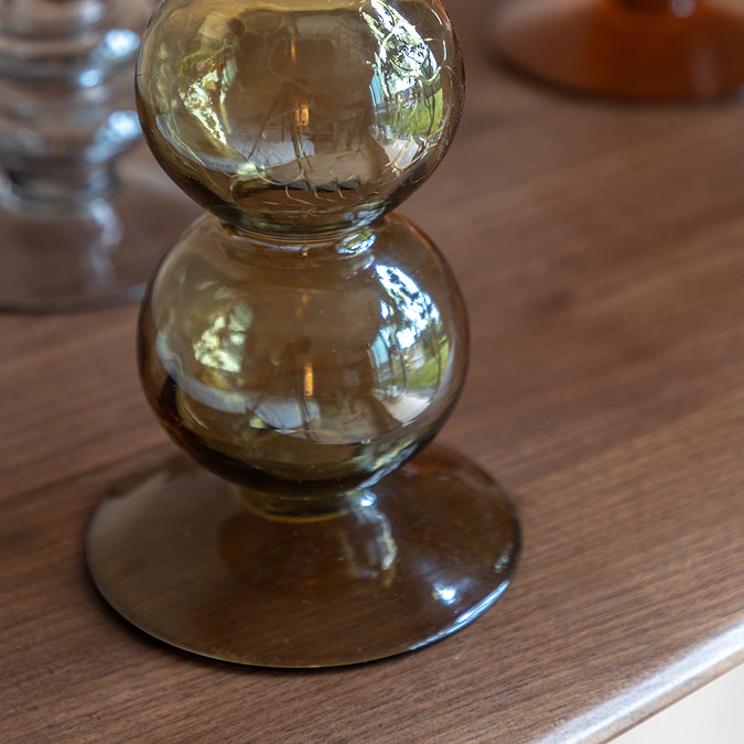 Sunniva Glass Taper Candlestick