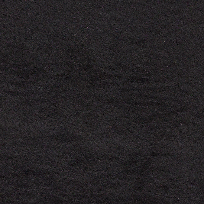 close up on material and colour of black soft rug