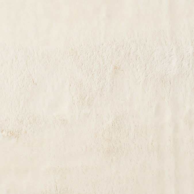 close up on colour and material of soft ivory rug