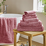 supersoft rose pink towel bundle 