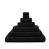 Supersoft black towels 