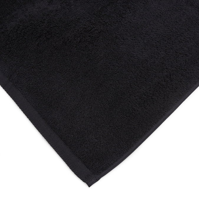 Supersoft black towels 