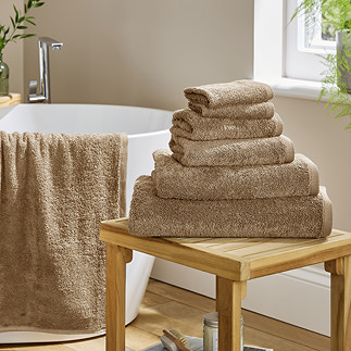 Supersoft Towels in mocha image 
